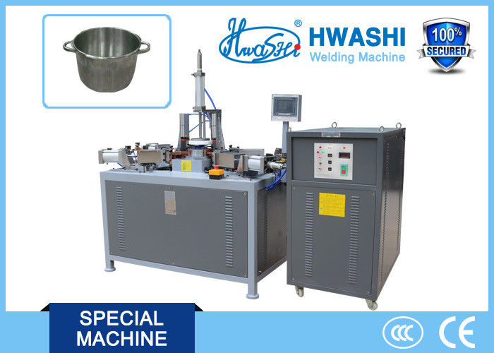 Paslanmaz Çelik Projection kaynak makinesi 15KVA Güç 8000J Enerji Depolama ve 1500kg Çorba Kapı Elleri için Basınçlandırma