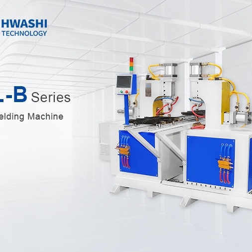 HWASHI Çift Başlı Yüksek Hassasiyetli Otomatik Stabilizer Bağlantı Sütunu için Otomatik Butt kaynak