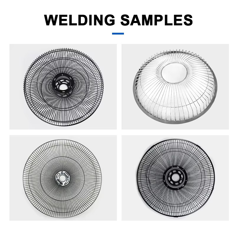 Hwashi Otomatik Fan Guard Üretim Makinesi,Spiral Fan Guard Üretim Makinesi,Havalı Fan Mesh kaynak makinesi seti fabrikası
