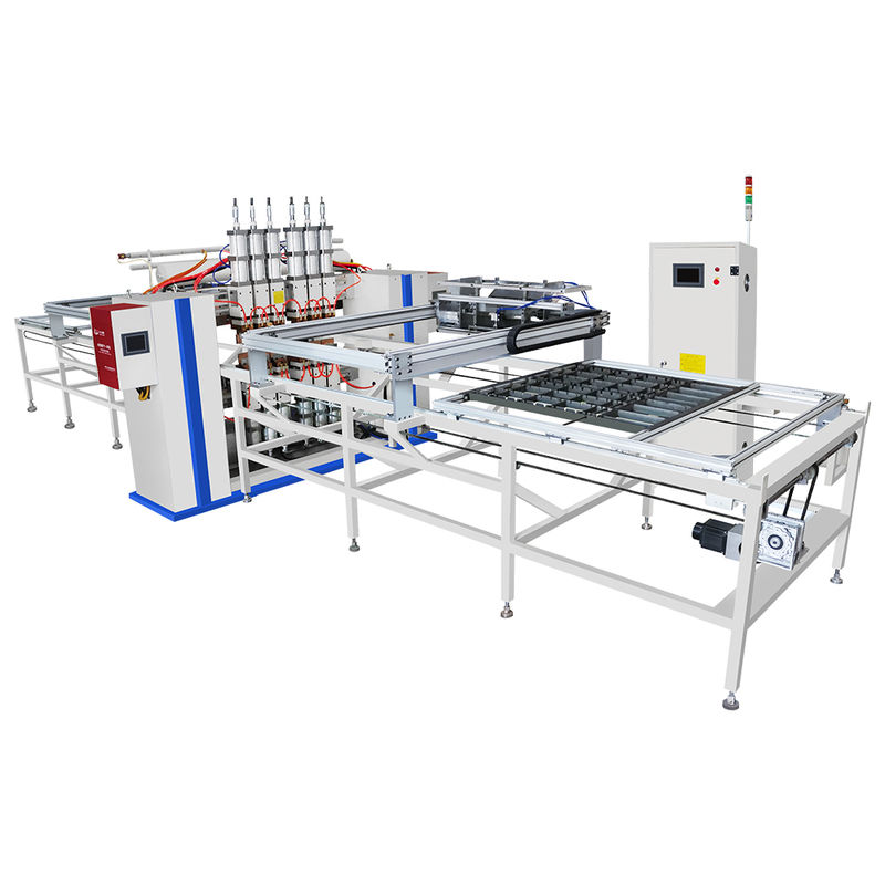 Hwashi WL-LP-100K Küçük Toplu Özel Üretim için Düşük Güçlü Kompakt Kondenser Tel Örgü Punta Kaynak Makinesi