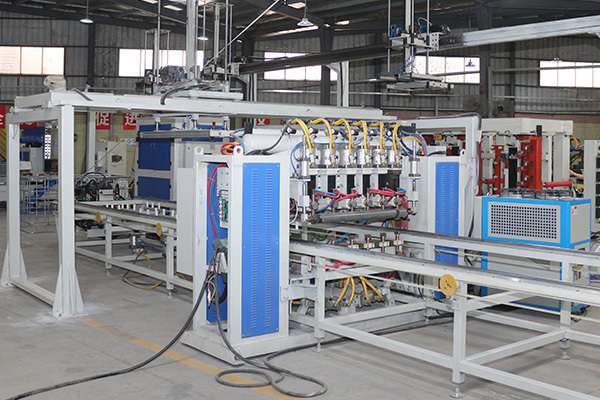 IBC Şebeke Kafes Çerçeve Otomatik Üretim hattı, Tam Otomatik IBC Tank Sızıntısı Test Makinesi hattı