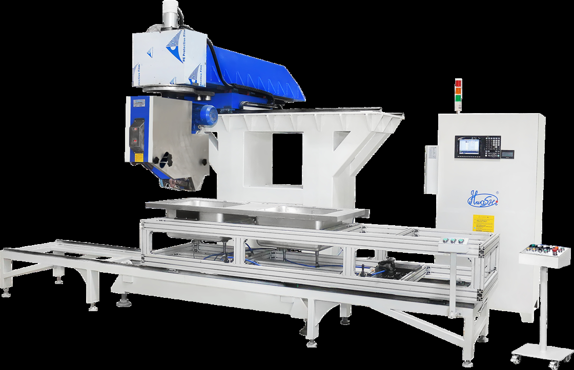 Hwashi CNC Paslanmaz Çelik Mutfak Lavabo Kupası Yapma Makinesi, İtalyan Tipi Mutfak Lavabo için Otomatik Dikiş kaynak makinesi