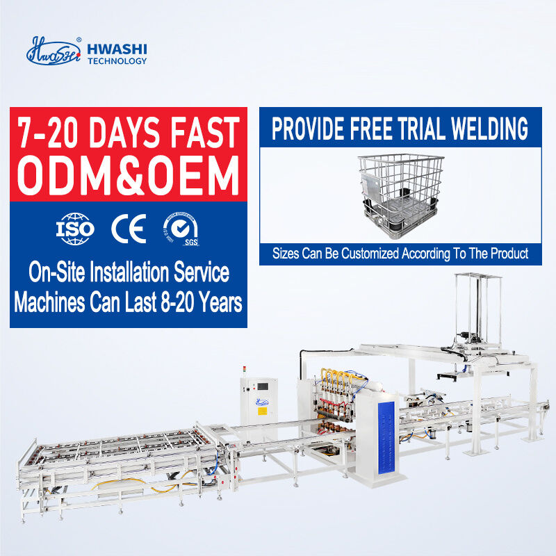 Üç Fazlı MF DC Güç kaynağı ile Tel Ağı kaynak makinesi 1200mm Etkili kaynak genişliği ve 3000mm Uzunluk