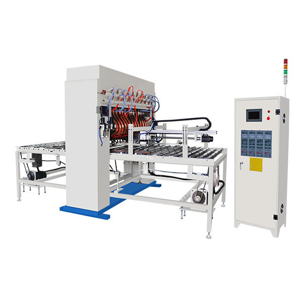 Hwashi Automatic Multi Head Spot Welding Machine with Customizable Welding Head Distance and Touch Panel System for Door Panels