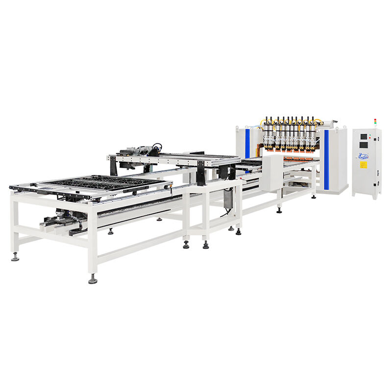 Entegre Tel Besleme Sistemli Otomatik CNC Tel Örgü Kaynak Makinesi Hızlı Kurulum 1500mm Genişlik