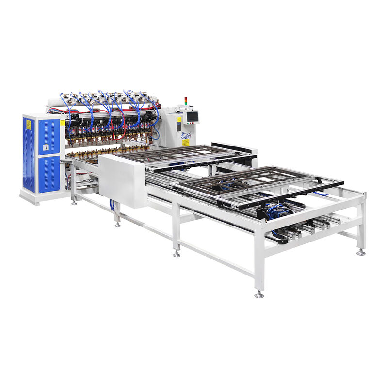 Akıllı Bellek 1600mm Hızlı Üretim ile Tek Düğmeli Otomatik Tel Ağı Panelli Kaynak Makinesi