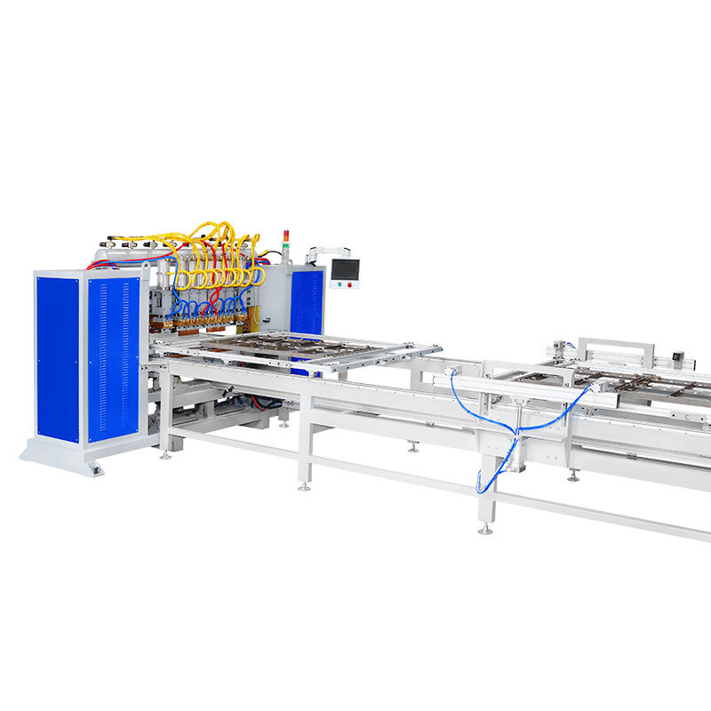 WWM-1000D Çift Tel Otomatik Mesh kaynak makinesi 1000mm Genişliği 2-3mm Tel Çit Panel Yapımı