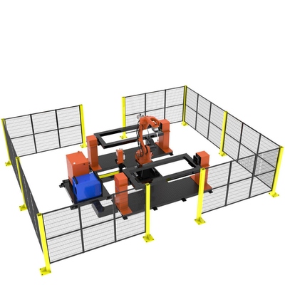 HWASHI 6 Eksenli CO2 MIG MAG TIG Tel Besleme Sistemli Otomatik Kaynak Robotu Panasonic