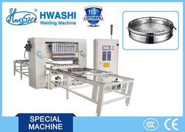 Cookware Food Steamer Grill Welding Machine , Stainless Steel Round Wire Spot Welders