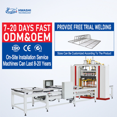 Hayvan kafesleri için Hwashi Tel Ağı Kaynak Makinesi, Otomatik Hızlı Metal Ağı Nokta Kaydırıcı