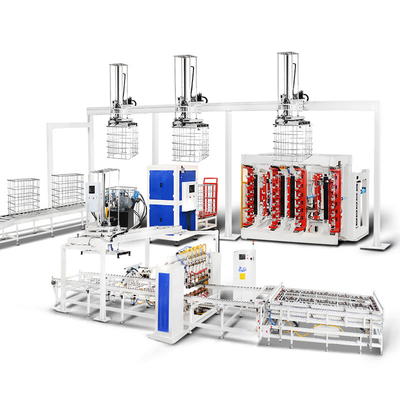 IBC Tote Kafes Çerçeve Üretim hattı için Otomatik IBC Şebeke kaynak makinesi