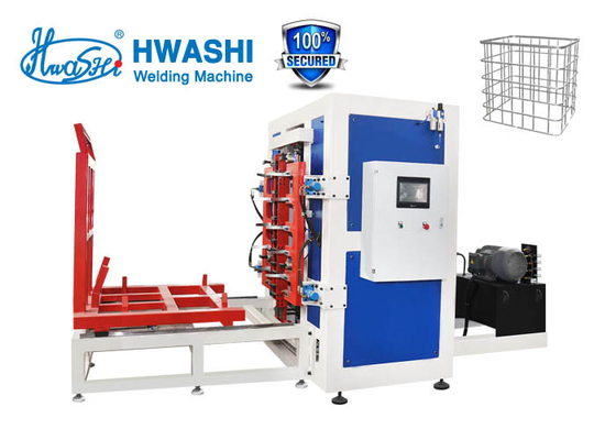 Hwashi IBC Metal ızgara metal yaprak çakma makinesi PLC kontrolü IBC tank kaynak makinesi