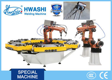 Döndürme Tablosu ile HWASHI Altı Eksenli MIG Endüstriyel Kaynak Robotları