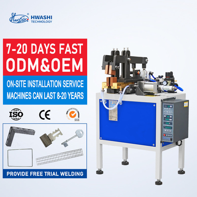 Metal Teller İçin Hwashi Çelik Çubuk Filmaşin Flaş Alın Kaynak Makinesi AC 380V 50KVA
