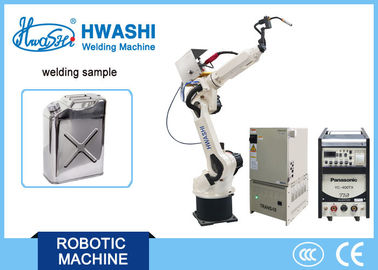 Otomatik 6 Eksenli Endüstriyel Mig Kaynak Robot Metal Jerry Otomatik Sistem Yapabilir