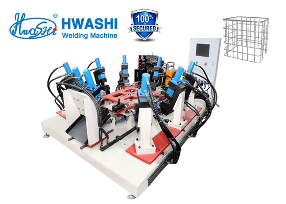 Hwashi fabrikası IBC şebekesi, IBC Kafes Çerçeve üretim hattı, lBC Kafes Çerçeve Delik Yapma ve Pençleme Makinesi