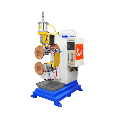 HWASHI Roller Spot Welder Havalandırma Kanalı Manual Tin Can Side Seam Welding Machine Roll to Roll Banner Welder