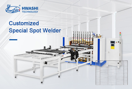 Hwashi Swinq BaseWire Frame kaynak makinesi Demir Tel Sırası kaynak makinesi