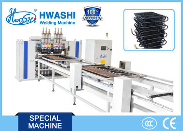 Hwashi WL-MF-160K Altı kafalı Otomatik Buzdolabı Kondenser Tel Örgü Kaynak Makinesi