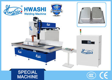 Hwashi CNC Otomatik Haddeleme Dikiş Kaynak Makinesi, Paslanmaz Çelik Mutfak Lavabo Kase