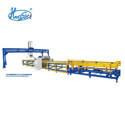 IBC Kafes Çerçeve PLC 400KVA Demir Boru Hasır Makinesi