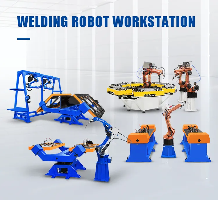 Hwashi Endüstriyel CNC Kaynak Makinesi Servo ile 6 Eksenli Robotik, Kaynak Robotu Kol Pozisyoner Rack, Otomatik TIG Kaynak Robotu 3