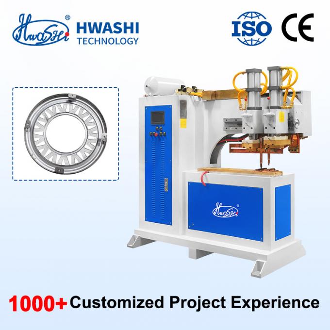 Hwashi Hardware endüstrisinde farklı kaynak gereksinimleri için özelleştirilebilir AC Pulse Spot kaynak makinesi 0