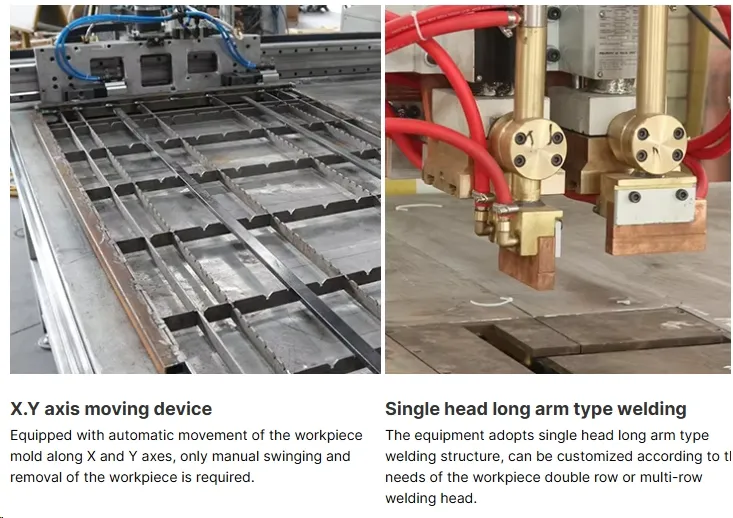 Otomatik CNC Rebar Mesh kaynak makinesi Tel örgü yapım noktası kaynakçı Endüstriyel üretim ekipmanları Kafes Tel örgü kaynaklı 2