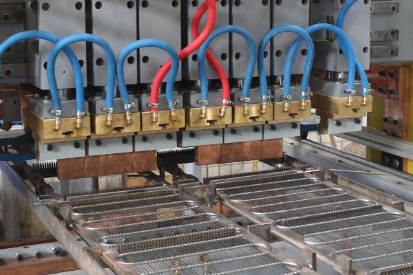 Mlaximize verimlilik ve bizim buzdolabı tel tüp kondansör üretim hattı makinesi kaynak ve bükme makinesi ile 4